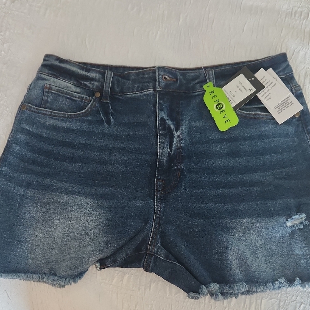 Redy Blue Denim Shorts Sz 14